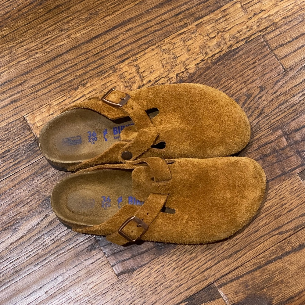 Birkenstock Boston Clogs Brown 36